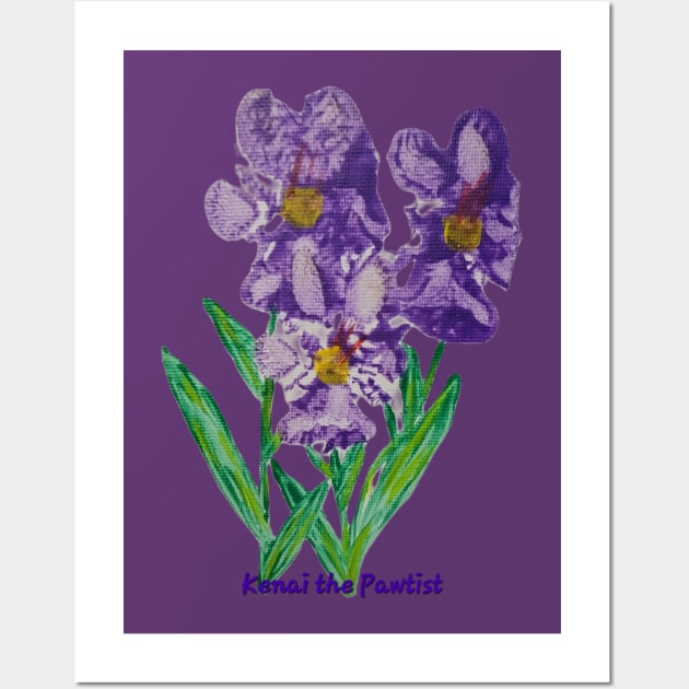 Kenai purple 3 Wall Art by The Pawtist Shop